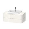 Тумба подвесная 100х55 см Duravit Happy D.2 Plus, белый (HP497102222) Duravit Тумбы