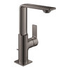 Змішувач для раковини Grohe Allure New L-Size, Темний графіт глянсовий (32146a01) Для раковини Графіт, Чорний, Чорний глянсовий 