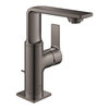 Смеситель для раковины Grohe Allure New M-Size, темный графит глянцевый (32757A01) Для раковины Графит, Черный, Черный глянцевый 