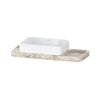 Мебельный комплект каменная консоль и раковина, 100 см, Duravit Qatego, серый (D4800200) Duravit Мебельные комплекты