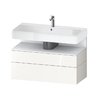 Тумба подвесная под раковину 99х59 см Duravit Qatego, белый (QA4395018220000) Duravit Тумбы