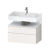 Тумба підвісна під раковину 79х59 см Duravit Qatego, білий супер матовий (QA4394018840000) Duravit Тумби
