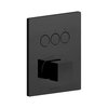 Змішувач для ванни/душу на 3 споживача Paffoni Compact Box, чорний матовий (CPM519NO) Для ванни, Для душа Чорний матовий