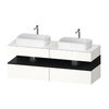 Тумба підвісна на 2 раковини, 160х55 см Duravit Qatego, білий (QA4779016220000) Duravit Тумби