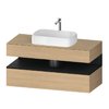 Тумба подвесная под раковину, 120х55 см Duravit Qatego, дуб (QA4732016300000) Duravit Тумбы