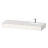 Мебельный комплект с консолью и раковиной справа, 160х55 см Duravit Qatego, белый (QA4694022220000) Duravit Мебельные комплекты