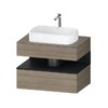 Тумба подвесная под раковину, 80х55 см Duravit Qatego, дуб терра (QA4730016350000) Duravit Тумбы