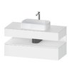 Тумба подвесная под раковину, 120х55 см Duravit Qatego, белый матовый (QA4732018180000) Duravit Тумбы