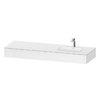 Мебельный комплект с консолью и раковиной справа, 160х55 см Duravit Qatego, белый матовый (QA4694018180000) Duravit Мебельные комплекты
