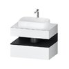 Тумба подвесная под раковину, 80х55 см Duravit Qatego, белый матовый (QA4730016180000) Duravit Тумбы