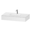 Мебельный комплект с консолью и раковиной 100х55 см Duravit Qatego, белый матовый (QA4691018180000) Duravit Мебельные комплекты