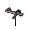 Смеситель для ванны Paffoni Light, матовый черный никель (LIG022NKNSP) Для ванны Никель матовый