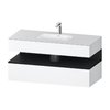 Меблевий комплект з консоллю і раковиною 120х55 см Duravit Qatego, білий матовий (QA4787016180000) Duravit Меблеві комплекти