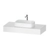 Консоль подвесная под раковину, 120х55 см Duravit Qatego, белый матовый (QA4802018180000) Duravit Консоль