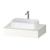 Консоль подвесная под раковину, 80х55 см Duravit Qatego, белый супер матовый (QA4800084840000) Duravit Консоль