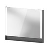 Зеркало с подсветкой 100х75 см, Duravit Qatego, графит матовый (QA7083049490000) Duravit Зеркала
