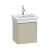 Тумба подвесная под раковину петли справа, 38,4х41 см Duravit White Tulip, серо-коричневый (WT4240RH3H3) Duravit Тумбы