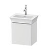 Тумба підвісна під раковину петлі зліва, 38, 4х41 см Duravit White Tulip, білий (WT4240L8585) Duravit Тумби
