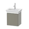 Тумба подвесная под раковину петли слева, 38,4х41 см Duravit White Tulip, серый камень матовый (WT4240L9292) Duravit Тумбы