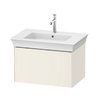 Тумба подвесная под раковину, 68,4х41 см Duravit White Tulip, скандинавский белый (WT42410H4H4) Duravit Тумбы