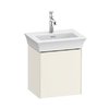 Тумба подвесная под раковину петли справа, 38,4х41 см Duravit White Tulip, скандинавский белый (WT4240RH4H4) Duravit Тумбы
