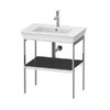 Консоль напольная 68,4 см, Duravit White Tulip, графит (WT45400H1H1) Duravit Консоль