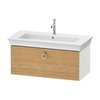 Тумба подвесная под раковину 98,4 см Duravit White Tulip, дуб/белый матовый (WT42520H536) Duravit Тумбы