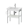 Консоль напольная 68,4 см, полотенцесушитель слева, Duravit White Tulip, белый матовый (WT4543L3636) Duravit Консоль