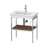 Консоль напольная 68,4 см, полотенцесушитель справа, Duravit White Tulip, орех американский (WT4543R7777) Duravit Консоль
