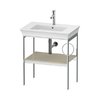 Консоль підлогова 68,4 см, полотенцесушитель праворуч, Duravit White Tulip, сіро-коричневий (WT4543RH3H3) Duravit Консоль