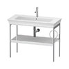 Консоль напольная 98,4 см, полотенцесушитель справа, Duravit White Tulip, белый (WT4544R8585) Duravit Консоль