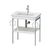 Консоль напольная 68,4 см 2 полотенцесушителя, Duravit White Tulip, белый матовый (WT4546B3636) Duravit Консоль