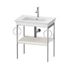 Консоль підлогова 68,4 см 2 рушникосушки, Duravit White Tulip, скандинавський білий (WT4546BH4H4) Duravit Консоль