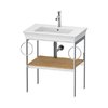 Консоль напольная 68,4 см 2 полотенцесушителя, Duravit White Tulip, дуб натуральный (WT4546BH5H5) Duravit Консоль