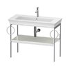 Консоль підлогова 98,4 см 2 рушникосушки, Duravit White Tulip, білий матовий (WT4547B3636) Duravit Консоль