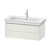 Тумба подвесная под раковину с 2-мя ящиками, 98,4 см Duravit White Tulip, белый матовый (WT434203636) Duravit Тумбы