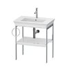 Консоль підлогова 68,4 см, полотенцесушитель зліва, Duravit White Tulip, білий (WT4543L8585) Duravit Консоль