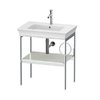 Консоль напольная 68,4 см, полотенцесушитель справа, Duravit White Tulip, белый матовый (WT4543R3636) Duravit Консоль