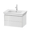 Тумба подвесная под раковину с 2-мя ящиками, 68,4 см Duravit White Tulip, белый (WT434108585) Duravit Тумбы