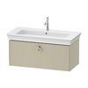 Тумба підвісна під раковину 98,4 см Duravit White Tulip, сіро-коричневий (WT42520H3H3) Duravit Тумби