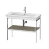 Консоль напольная 98,4 см, Duravit White Tulip, серый камень (WT45410H2H2) Duravit Консоль