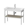 Консоль напольная 98,4 см, Duravit White Tulip, серо-коричневый матовый (WT454106060) Duravit Консоль