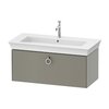 Тумба підвісна під раковину 98,4 см Duravit White Tulip, сірий камінь матовий (WT425209292) Duravit Тумби
