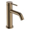 Змішувач для раковини з донним клапаном pop-up Hansgrohe Tecturis S 80 CoolStart, бронза (73302140) Для раковини Бронза