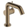 Змішувач для раковини з донним клапаном pop-up Hansgrohe Tecturis S 110 Fine CoolStart, бронза (73323140) Для раковини Бронза
