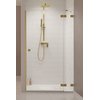 Душевая дверь Radaway Essenza Pro Brushed Gold DWJ 120 R (10099120-99-01R) двери Распашные наружу тон стекла Прозрачное 