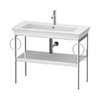 Консоль напольная 98,4 см 2 полотенцесушителя, Duravit White Tulip, белый (WT4547B8585) Duravit Консоль