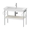 Консоль підлогова 98,4 см 2 рушникосушки, Duravit White Tulip, скандинавський білий (WT4547BH4H4) Duravit Консоль