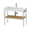 Консоль напольная 98,4 см 2 полотенцесушителя, Duravit White Tulip, дуб натуральный (WT4547BH5H5) Duravit Консоль