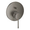 Смеситель для душа с переключателем на 2 потребителя Grohe Essence New, темный графит матовый (24058AL1) Для ванны, Для душа Графит, Черный, Черный матовый
